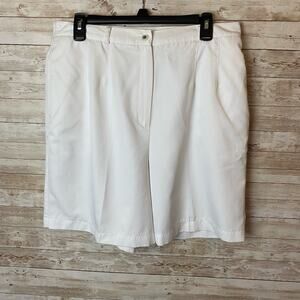 Coral Bay Golf Shorts Women’s White Size 16